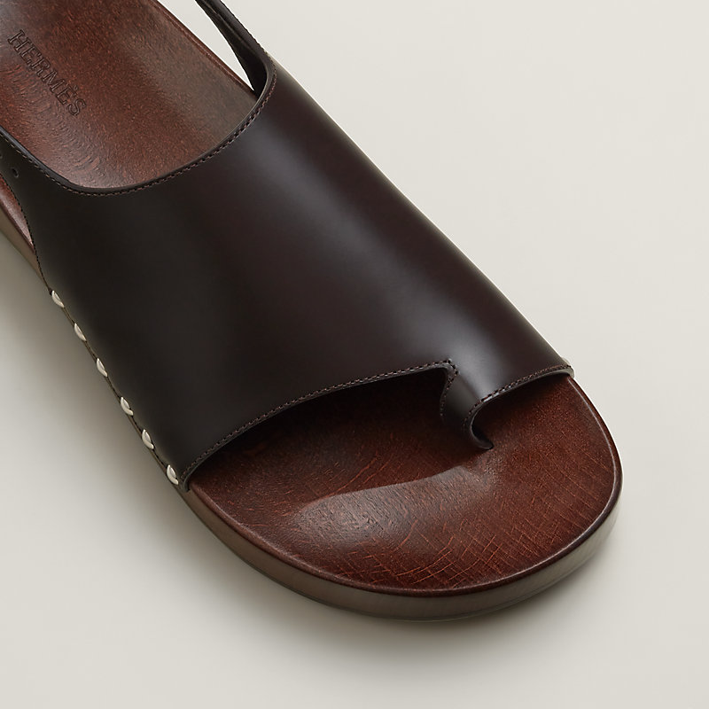 【大人なお洒落デザイン♪】HERMES Klay clog サンダル klay-clog--251294Z ME-front-wm